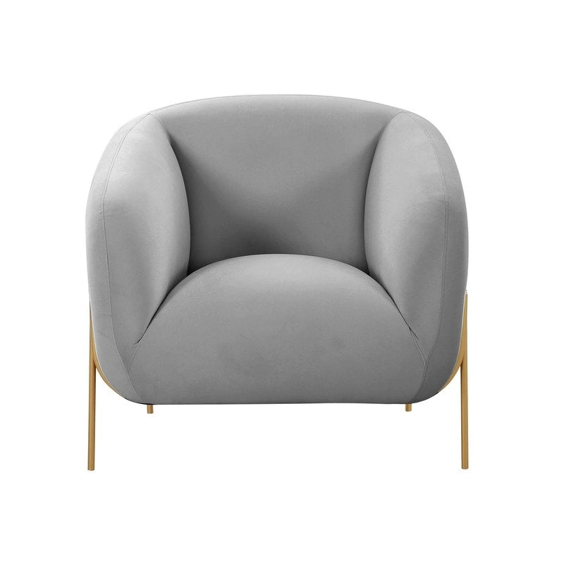 Kandra Velvet Accent Chair