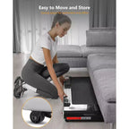 Tapis de course pliable 2,25 CV, tapis de course électrique pour bureau à domicile, tapis de course peu encombrant, tapis de course portable sans assemblage nécessaire pour l'exercice à la maison ou au bureau