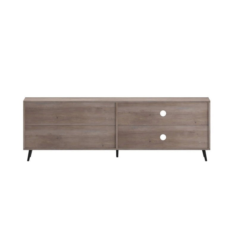 TV Stand for up to TV's with Adjustable Shelf and Storage Drawers