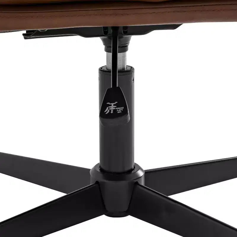 Chaise de bureau pivotante sans accoudoirs Merrick Lane, dossier mi-hauteur réglable – Dossier et assise rembourrés, cadre robuste