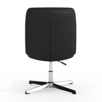 Chaise de bureau pivotante sans accoudoirs Merrick Lane, dossier mi-hauteur réglable – Dossier et assise rembourrés, cadre robuste