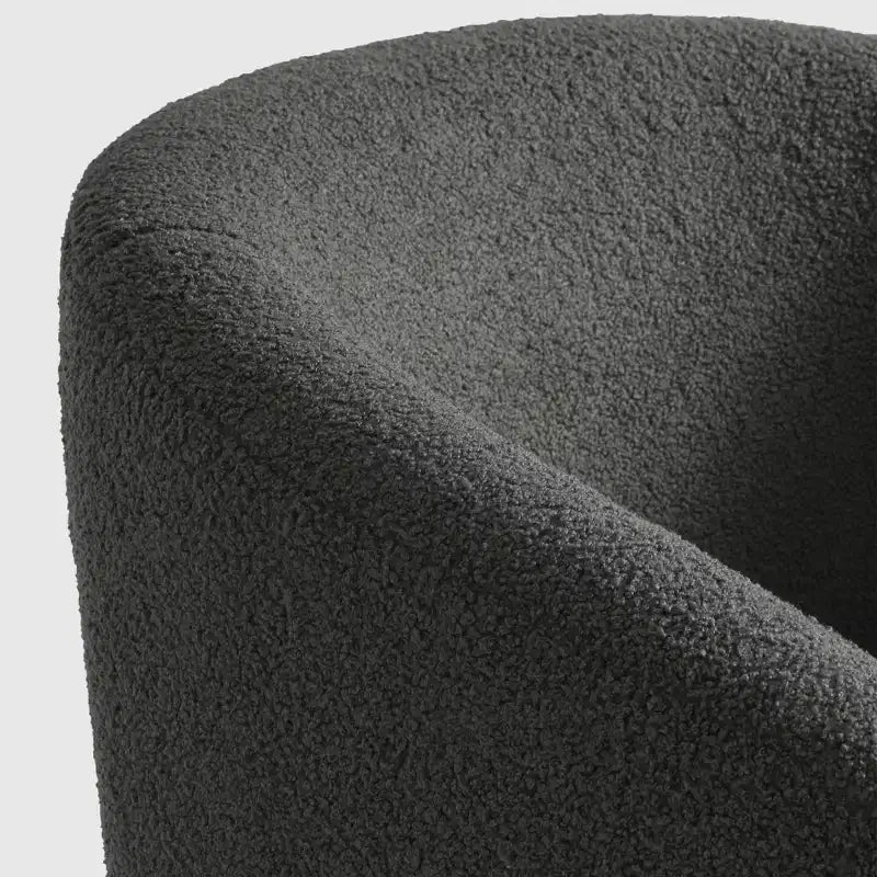WestinTrends Alexandria Fauteuil d'appoint en similicuir imitation fourrure de mouton de style Mid-Century (Lot de 2) - 73,6 cm de large