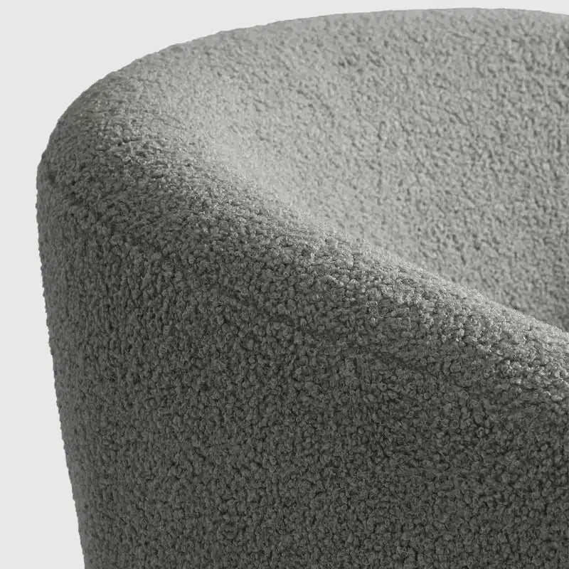 WestinTrends Alexandria Fauteuil d'appoint en similicuir imitation fourrure de mouton de style Mid-Century (Lot de 2) - 73,6 cm de large