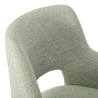 WestinTrends Genevieve Mid-Century Modern Swivel Office Chair With Wheels