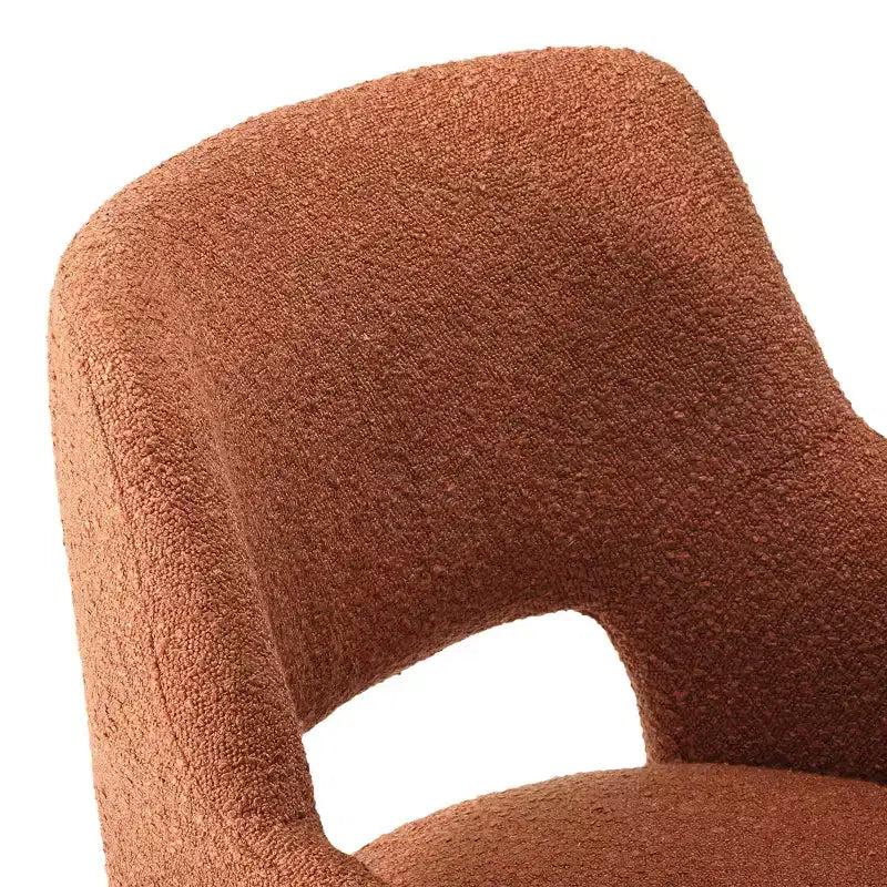 WestinTrends Genevieve Mid-Century Modern Swivel Office Chair With Wheels