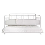 ChaletPosh Lit de Repos Gigogne Double en Métal