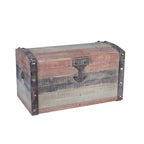 Household Essentials Small Wooden Storage Trunk