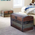 Coffre de rangement petit en bois Household Essentials