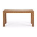 Plank+Beam 60 Table à manger moderne pour 4, Table à manger rectangulaire en bois massif pour cuisine/salle à manger