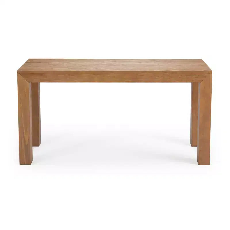 Plank+Beam 60 Table à manger moderne pour 4, Table à manger rectangulaire en bois massif pour cuisine/salle à manger