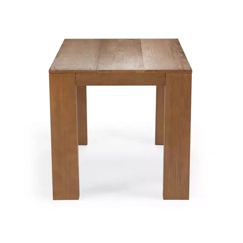 Plank+Beam 60 Table à manger moderne pour 4, Table à manger rectangulaire en bois massif pour cuisine/salle à manger