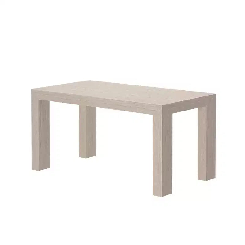 Plank+Beam 60 Table à manger moderne pour 4, Table à manger rectangulaire en bois massif pour cuisine/salle à manger