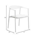Lot de 2 chaises de salle à manger modernes Kora LeisureMod en similicuir rembourré avec pieds en acier, confortables et élégantes pour salles à manger et cuisines