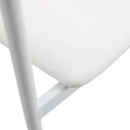 Lot de 2 chaises de salle à manger modernes Kora LeisureMod en similicuir rembourré avec pieds en acier, confortables et élégantes pour salles à manger et cuisines