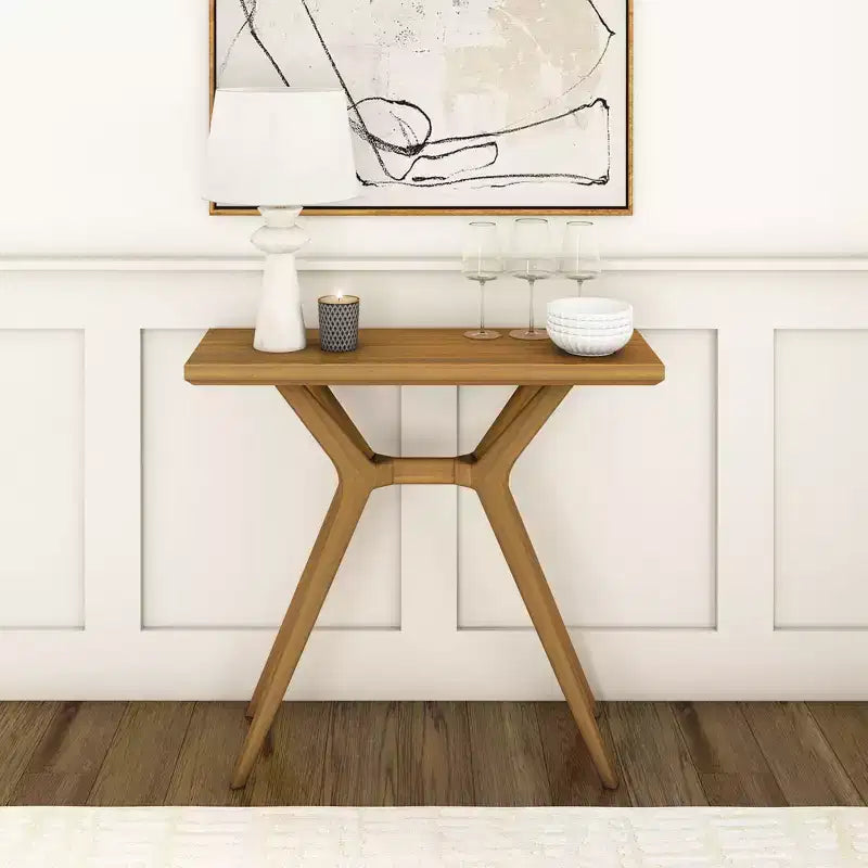 Table console Plank+Beam Verso, table de canapé moderne en bois massif de 36 pouces, table d'entrée étroite pour couloir, derrière le canapé, salon, foyer