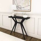 Table console Plank+Beam Verso, table de canapé moderne en bois massif de 36 pouces, table d'entrée étroite pour couloir, derrière le canapé, salon, foyer