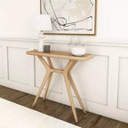 Table console Plank+Beam Verso, table de canapé moderne en bois massif de 36 pouces, table d'entrée étroite pour couloir, derrière le canapé, salon, foyer