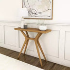 Plank+Beam Verso Console Table, 36 Inch Solid Wood Modern Sofa Table, Narrow Entryway Table for Hallway, Behind the Couch, Living Room, Foyer