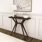 Table console Plank+Beam Verso, table de canapé moderne en bois massif de 36 pouces, table d'entrée étroite pour couloir, derrière le canapé, salon, foyer