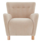 Fauteuil d'appoint en imitation peau de mouton Zornitza de SAFAVIEH Couture - 31 po L x 27 po P x 33 po H - 31Lx27Px33H