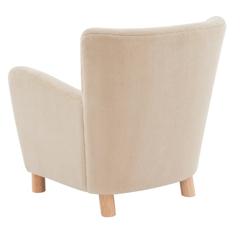 Fauteuil d'appoint en imitation peau de mouton Zornitza de SAFAVIEH Couture - 31 po L x 27 po P x 33 po H - 31Lx27Px33H
