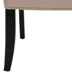 SAFAVIEH Veloudo Tan Linen Arm Chair - 24 x 25 x 36.2 - 24Wx25Dx36H