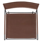 SAFAVIEH Bernardine Leather Dining Chair (Set of 2) - 21.7 W x 19.7 L x 31.9 H - 22Wx20Dx32H