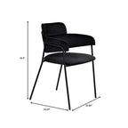 Chaise de salle à manger LeisureMod Axis rembourrée - Siège d'appoint moderne avec pieds durables en acier inoxydable à revêtement en poudre pour cuisine, salle à manger, bureau et salon.