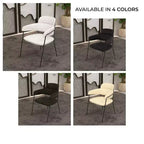 Chaise de salle à manger LeisureMod Axis rembourrée - Siège d'appoint moderne avec pieds durables en acier inoxydable à revêtement en poudre pour cuisine, salle à manger, bureau et salon.
