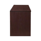 Meuble TV de ferme AndMakers de 150 cm pour téléviseurs jusqu'à 150 cm avec 2 armoires de rangement, meuble console TV en bois avec portes coulissantes de style grange et espace de rangement