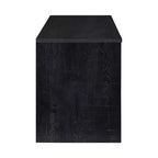 Meuble TV de ferme AndMakers de 150 cm pour téléviseurs jusqu'à 150 cm avec 2 armoires de rangement, meuble console TV en bois avec portes coulissantes de style grange et espace de rangement