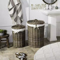 Millen Laundry Basket (Set of 2) - HAC6001 - Natural - Safavieh