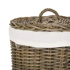 Panier à Linge Millen (Lot de 2) - HAC6001 - Naturel - Safavieh