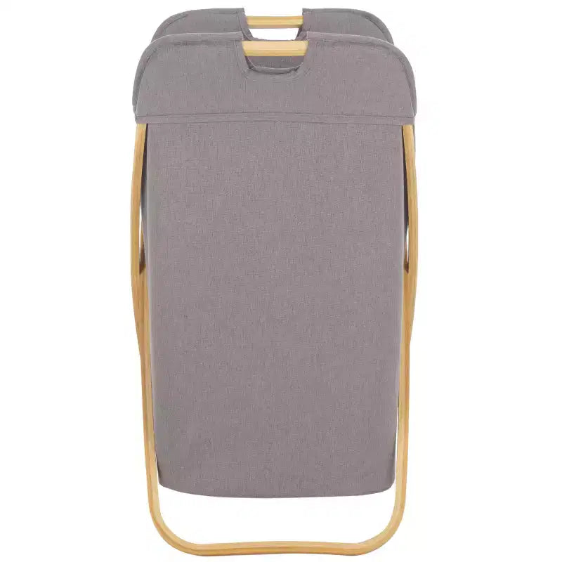 Panier à Linge Pliable Quinne - STG1906 - Naturel/Gris - Safavieh