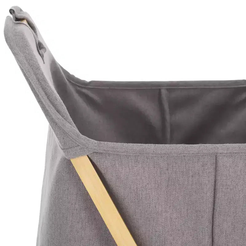 Panier à Linge Pliable Quinne - STG1906 - Naturel/Gris - Safavieh