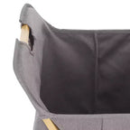 Panier à Linge Pliable Quinne - STG1906 - Naturel/Gris - Safavieh