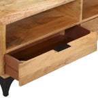 Meuble TV vidaXL en bois de manguier 120x35x45 cm