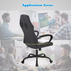 Chaise de bureau FDW Chaise de jeu pour PC Chaise de bureau pas chère en cuir PU Fauteuil de direction pour ordinateur Support lombaire pour femmes et hommes