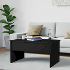 vidaXL Table basse à plateau relevable, bout de canapé, table d'appoint, bois d'ingénierie - 80 x 50,5 x 41,5 cm