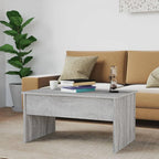 vidaXL Table basse à plateau relevable, bout de canapé, table d'appoint, bois d'ingénierie - 80 x 50,5 x 41,5 cm
