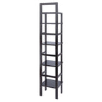 Étagère à boulanger Aiden, étroite, café - 14,72 x 13,86 x 70,71 pouces