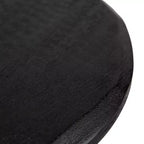 Table d'appoint ronde Kate and Laurel Tavares, 18x18x20, Noir