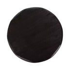 Table d'appoint ronde Kate and Laurel Tavares, 18x18x20, Noir