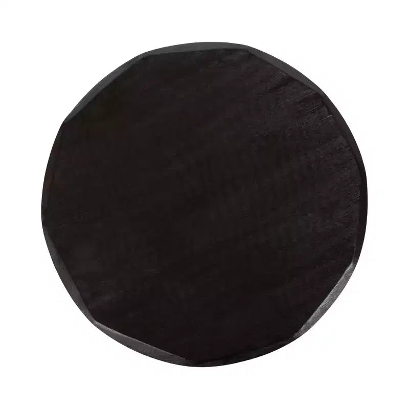 Table d'appoint ronde Kate and Laurel Tavares, 18x18x20, Noir