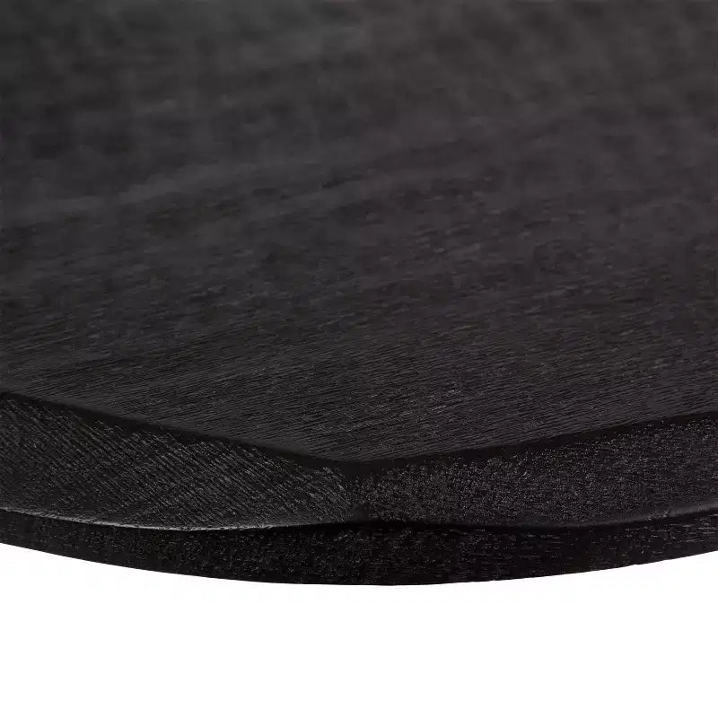 Table d'appoint ronde Kate and Laurel Tavares, 18x18x20, Noir