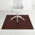 Tapis de Chaise Rectangulaire Standard Jani Eco Bambou - (72 x 48), Qualité Supérieure, Tapis de Chaise Écologique