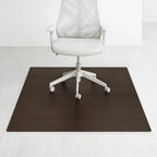 Tapis de Chaise Rectangulaire Standard Jani Eco Bambou - (72 x 48), Qualité Supérieure, Tapis de Chaise Écologique
