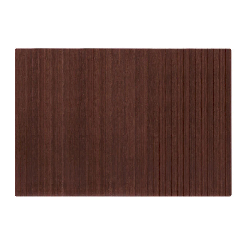 Tapis de Chaise Rectangulaire Standard Jani Eco Bambou - (72 x 48), Qualité Supérieure, Tapis de Chaise Écologique