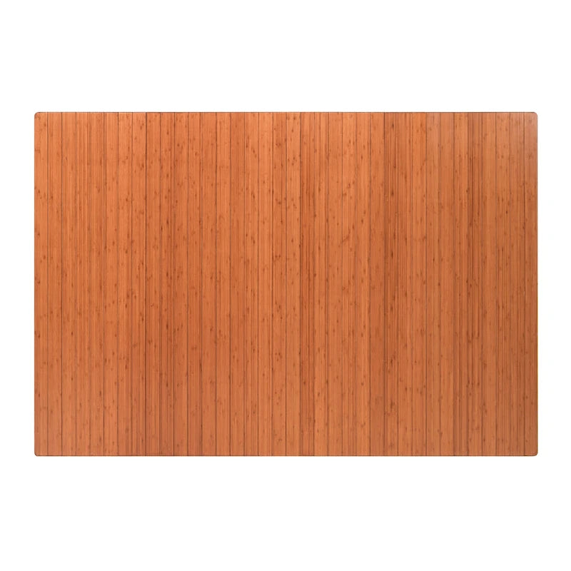 Tapis de Chaise Rectangulaire Standard Jani Eco Bambou - (72 x 48), Qualité Supérieure, Tapis de Chaise Écologique