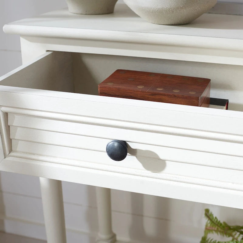 SAFAVIEH Tinnie 2-Drawer Console Table - 36 W x 13 L x 29.5 H - 36Wx13Dx30H